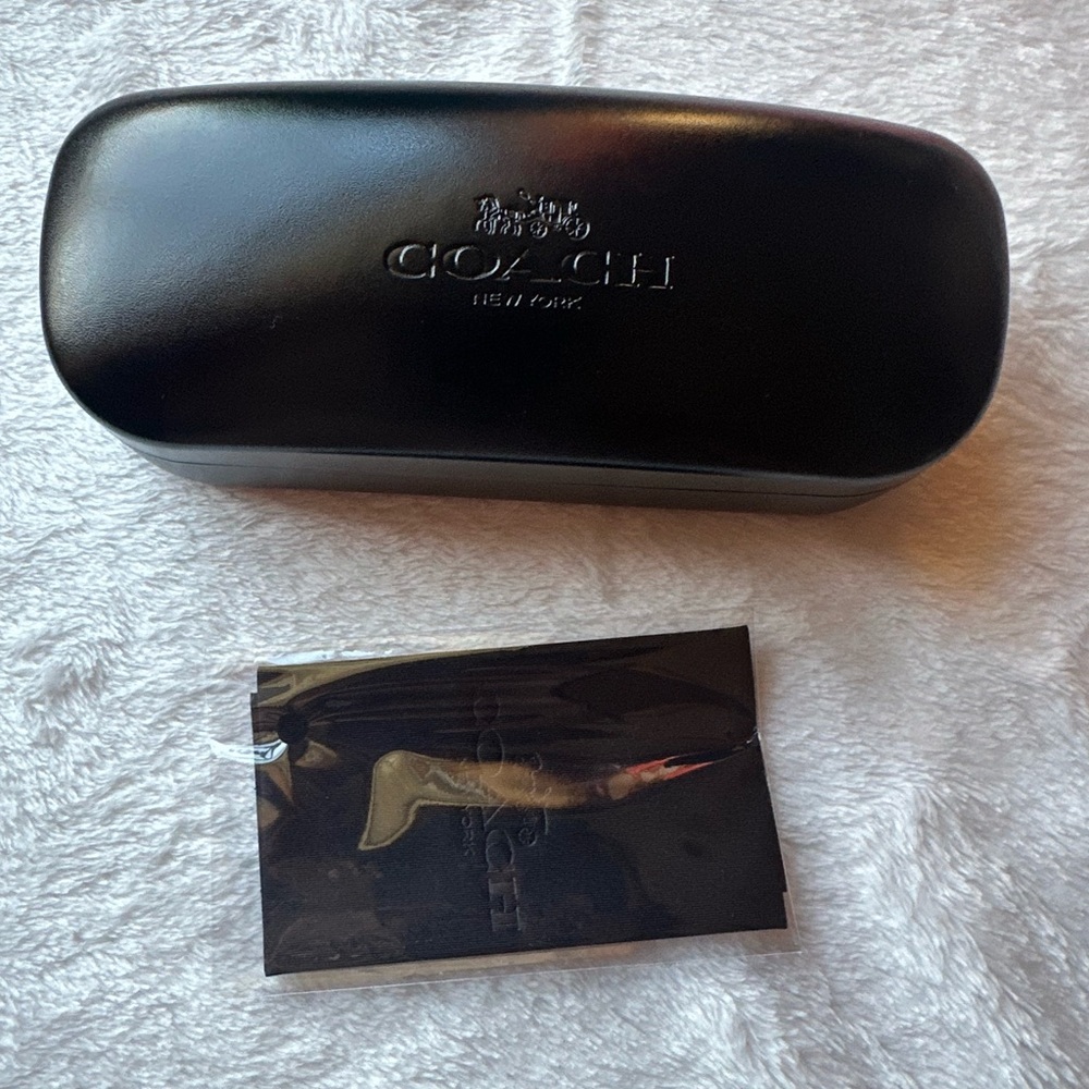 Coach Black Hard Sunglasses Case